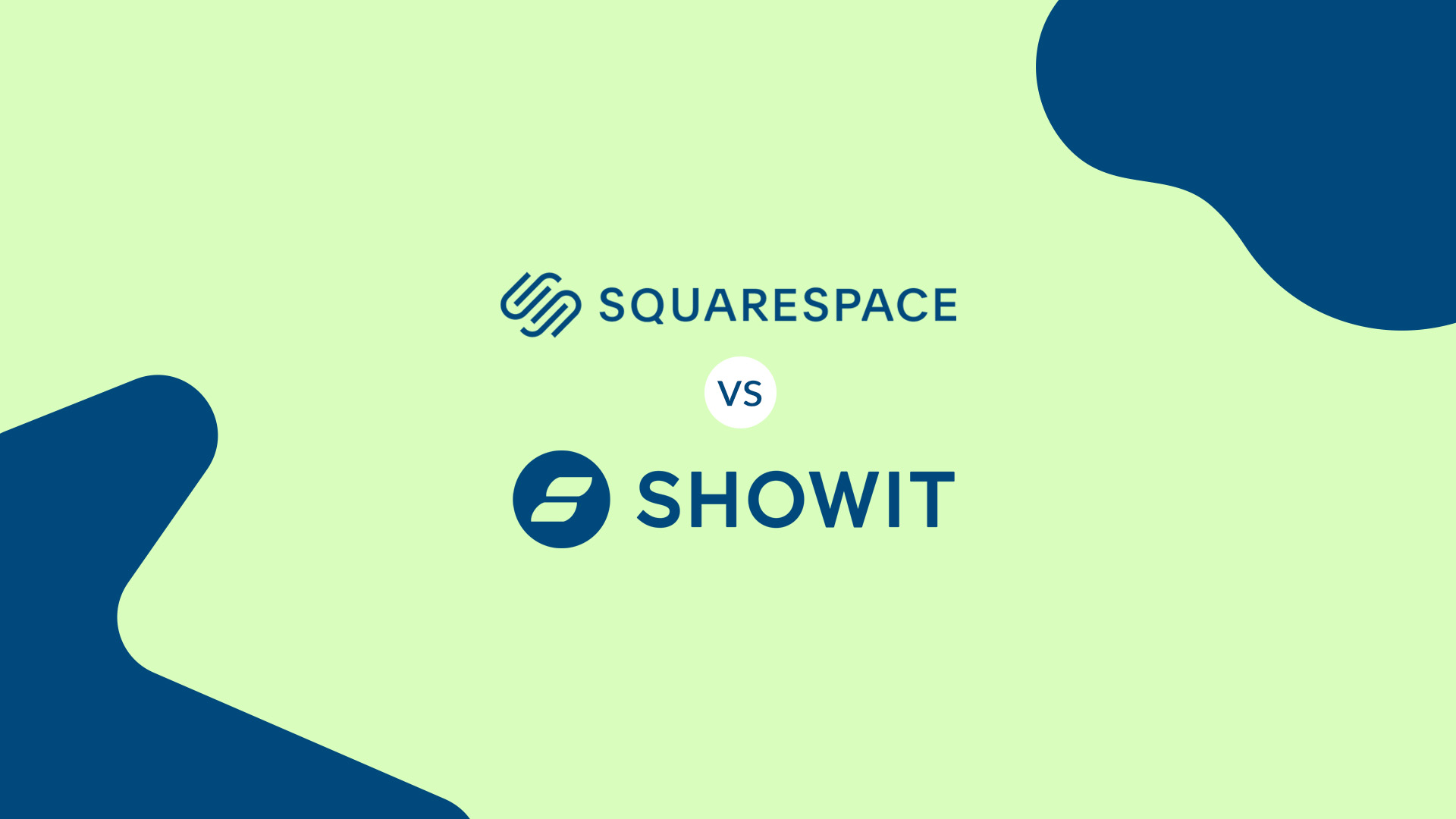 SquareSpace versus Showit logos