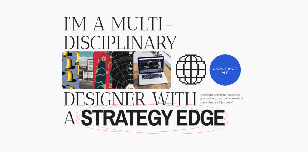 The folio template in the Website Templates for Portfolios blog