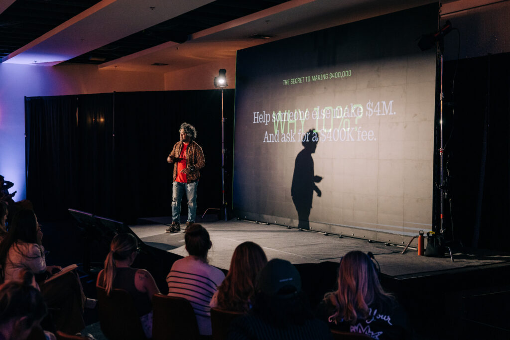 251104-Spark-Tuesday-244 - Showit Dan Mall presenting 4 actions to Making More Money as a creative business owner