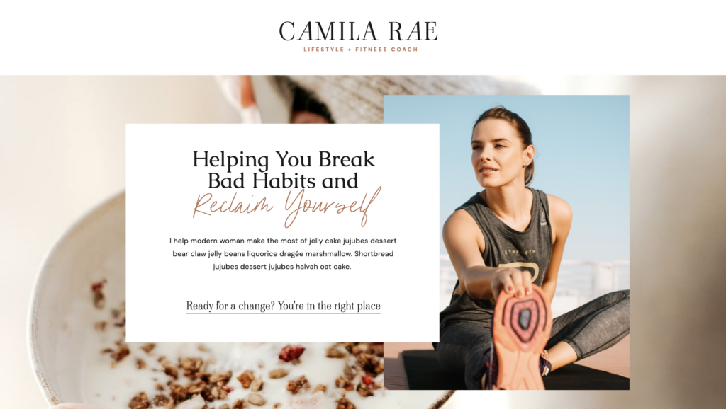 Screenshot 2026-02-20 at 13438 PM - Showit Health and Wellness Website Templates Camila Rae