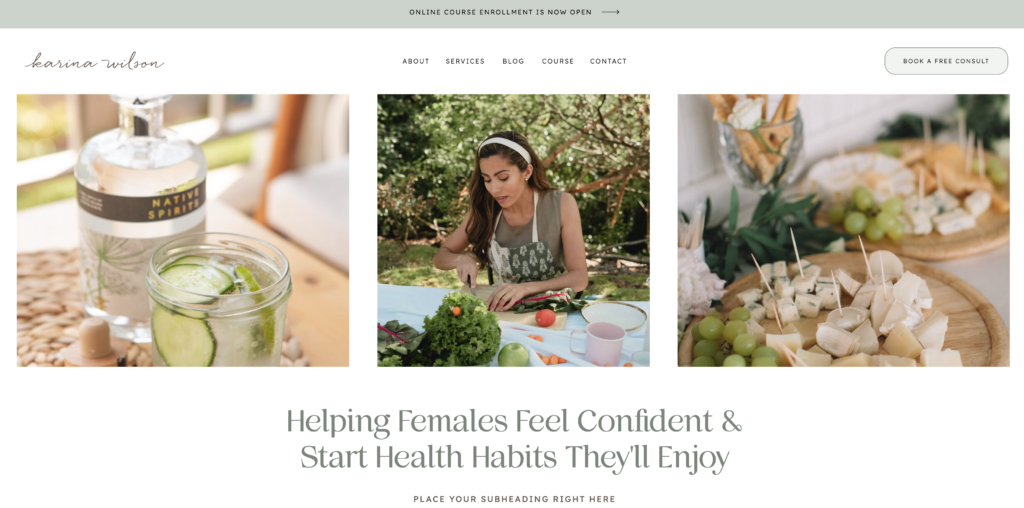Screenshot 2026-02-23 at 90849 AM - Showit Health and Wellness Website Templates Karina
